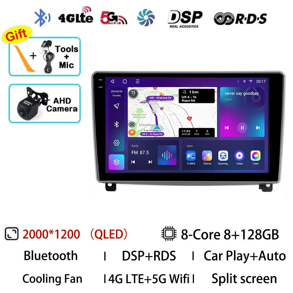 Android 15 Car Radio For Peugeot 407 1 2004 - 2011 GPS Multimedia Player Navi Wireless Carplay DSP BT Head Unit 360 Camera Video