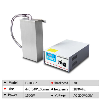 Ultrasound Cleaning Machine cavitation plates transducer and generator 28khz/40khz Input immersibl