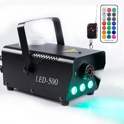 Professional RGB Led Lights 500W Remote Control DJ Stage Smoke Machine Fog Machine 1 Buyer power tools