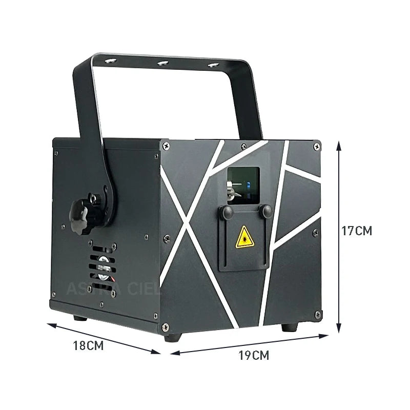 3w 4w 5w laser light RGB bluetooth app connection DMX 3D animation projector DJ bar Christmas party wedding dance stage light