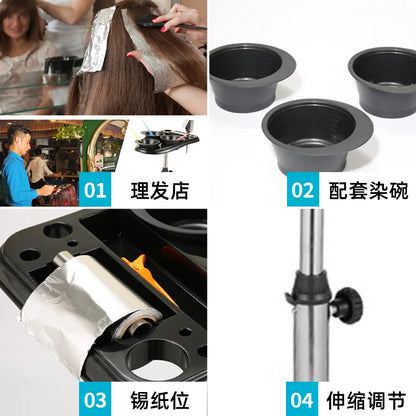 Barbershop Hair Dye Car Hairdressing Stainless Steel With Tin Foil Machine Hot Dyeing Hair Cutting Tool Mobile Scalable Car