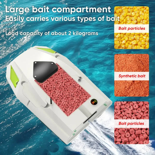 12V High-speed GPS Rc Bait Boat 99 Positioning Points Nest Making Boat Night Fishing Trawl Decoupling Sonar Detection Carp Boat