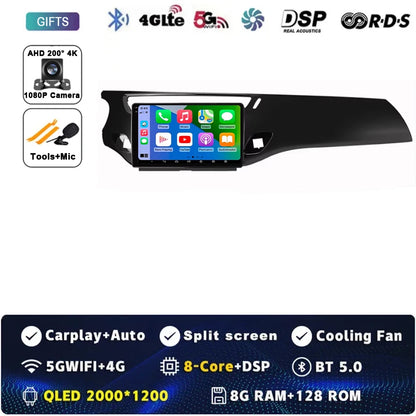 Car Radio Carplay Android 15 For Citroen C3 DS3 2010 - 2016 Navigation GPS Android Auto Multimedia Player Stereo 4G Wifi No 2din