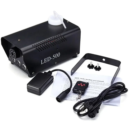 Professional RGB Led Lights 500W Remote Control DJ Stage Smoke Machine Fog Machine 1 Buyer power tools