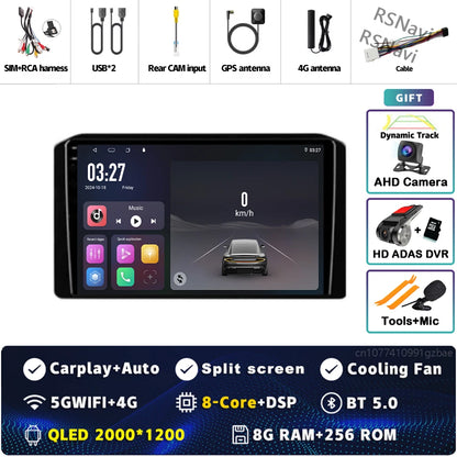 Android 14 Car Radio For Mitsubishi Xpander 2021 2022 Navigation GPS Multimedia Video Player Stereo wifi+4G Carplay Qualcomm DSP