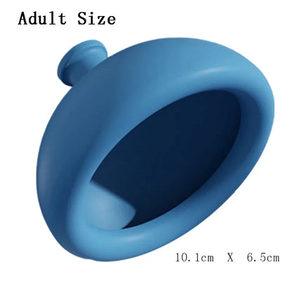 Silicone Pressure Drum Massage,Sputum Remover Cup Pressure Drum Massage Cup Chest Percussion Cup for burping Adults