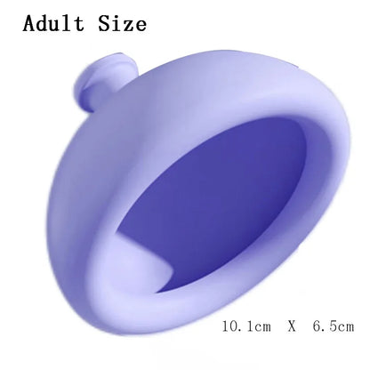 Silicone Pressure Drum Massage,Sputum Remover Cup Pressure Drum Massage Cup Chest Percussion Cup for burping Adults