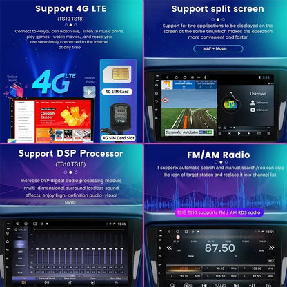 Car Radio Multimedia Video Player For Dodge Durango 3 WD 2013 - 2020 Navigation GPS Android 14 No 2din 2 din dvd 4G Carplay