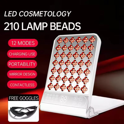 Newest Portable Beauty Health Device LED Red Light Face Therapy Device Skin Whitening Skin Care Facial Machine Home Use