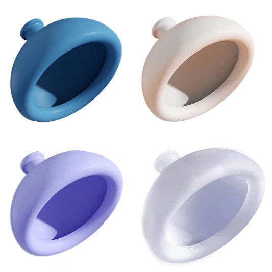 Silicone Pressure Drum Massage,Sputum Remover Cup Pressure Drum Massage Cup Chest Percussion Cup for burping Adults