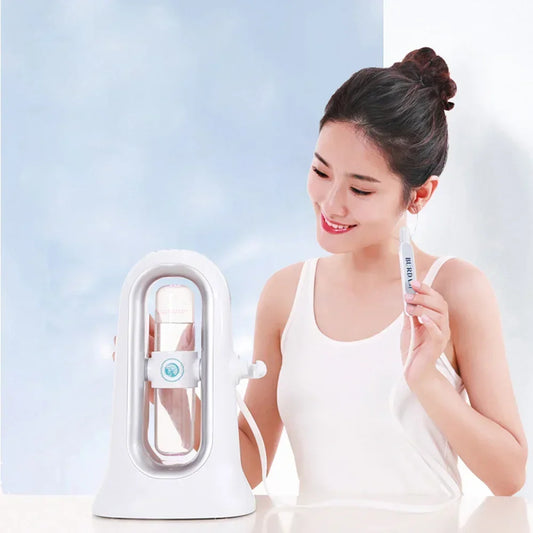 Facial Cleaning Massager Blackhead Remover Small Bubble Oxygen Injection Aqua Peeling Machine Hydra Dermabrasion Beauty Tool