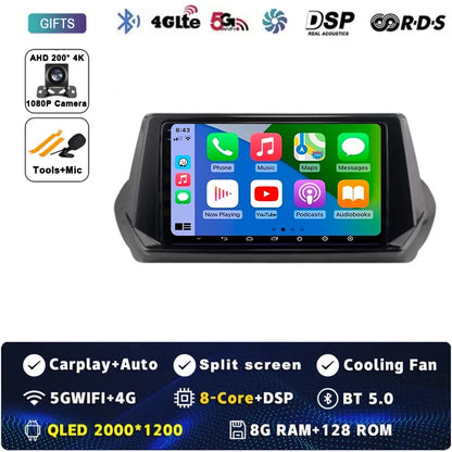 Android 15 Carplay Auto For Peugeot 2008 208 2019 2020 2021 2022 Car Radio Multimedia Video Player Navigation GPS  No 2Din 2 Din
