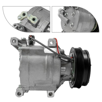 Original AC Compressor  Low-Noise Compressor for 2000-2005 Toyota Echo 1.5L Models Silver