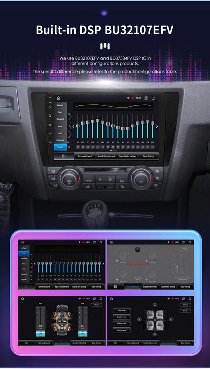 Hizpo Car Radio For BMW 3 Series E90 E91 E92 E93 2006-2012 Stereo Multimedia Wireless CarPlay Android Auto No 2 din 2din DVD RDS