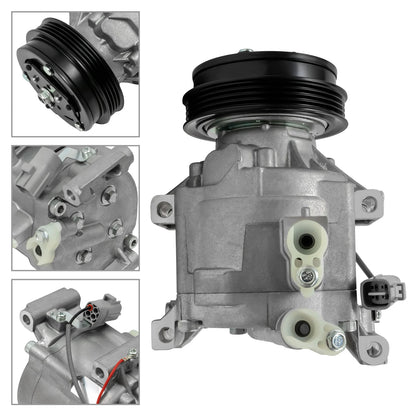 Original AC Compressor  Low-Noise Compressor for 2000-2005 Toyota Echo 1.5L Models Silver