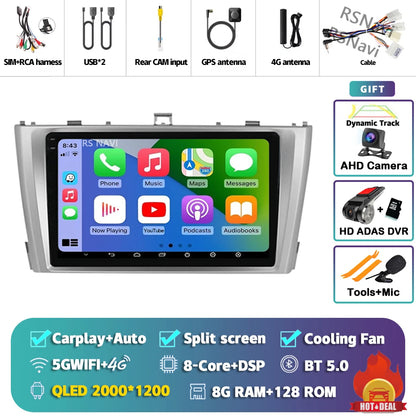 Android 14 Car Radio For Toyota Avensis T27 2009 - 2015 Navigation GPS Multimedia Player Stereo wifi+4G Carplay auto video 2din