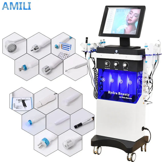 14 In 1 hydra beauty facial  Machine Skin Peeling hydra beauty facial Hydradermabrasion Korea Aqua Peel Machine