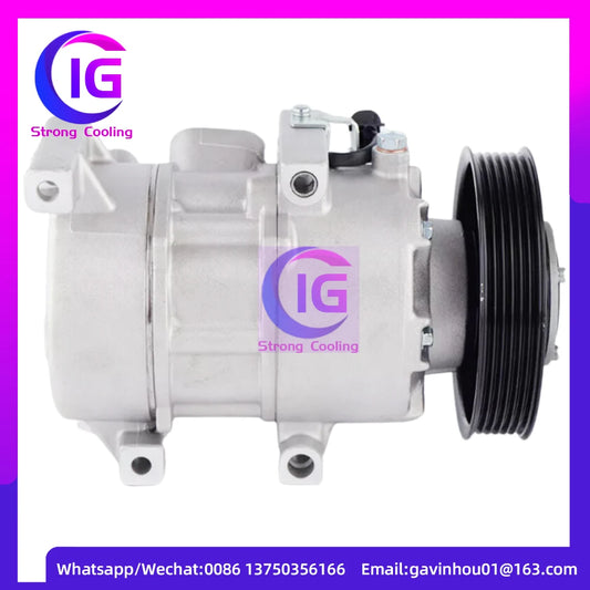 6PK AC Compressor For Hyundai Accent Kia Rio 2011-2017 977011R100 977011W600 97701-1R100 97701-1W600 97701 1R100 97701 1W600