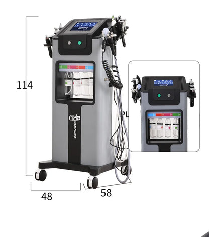 10 in 1 hydra aqua facial peeling diomand dermabrasion facial machine skim Care