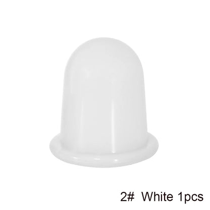 Hotsale Silicone Jar Vacuum Cuppings Can for Body Fack Facial Massage Tool Suction Cans Anti Cellulite Cups Set Health Care Tool