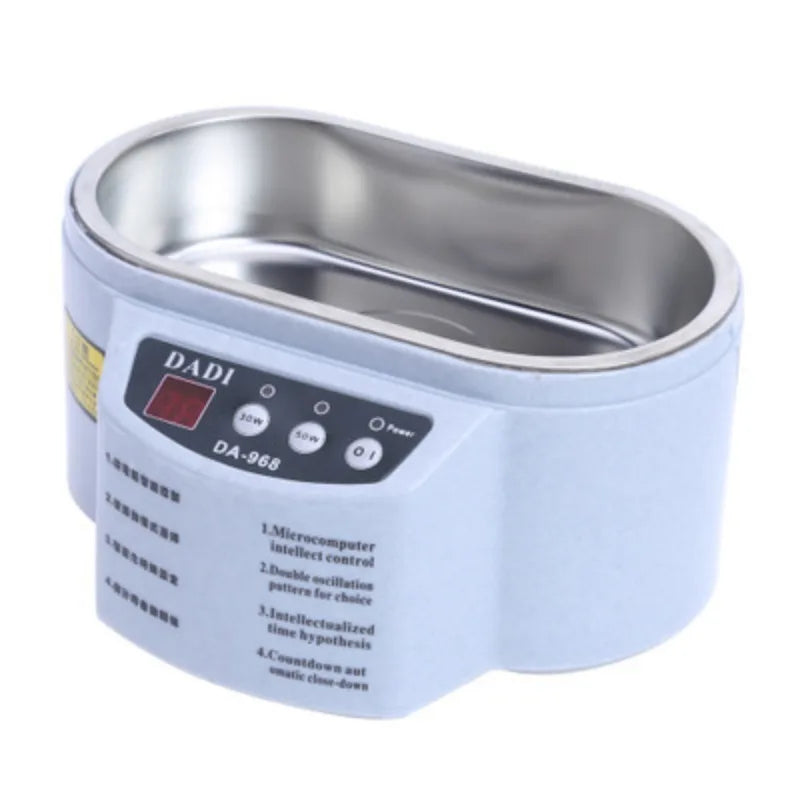 Ultrasonic Cleaner 30/50W Sonicator Bath 40Khz Degas For Watches Contact Lens Glasses Denture Teet