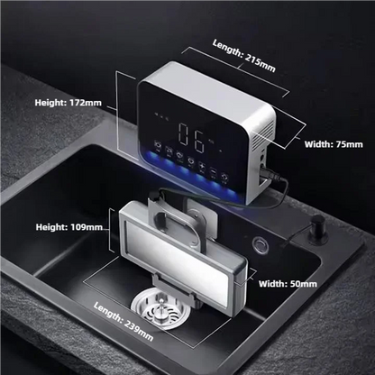 Factory Custom Smart Portable Mini Ultrasonic Dishwasher Ultrasonic Cleaner Commercial Countertop