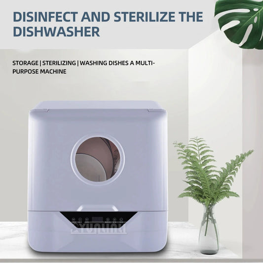 Countertop Electric Dish Washers Kitchen Dish Bowl Washing Machine Máquina Lavar Louça Portátil Sm