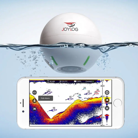 JOYLOG Smart Sonar Fish Finder Rechargeable Sensor 40M Water Depth Echo Sounder Detect Finder fishing for Lake Sea Fishing Tools