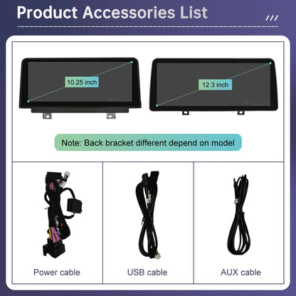 Wireless CarPlay Android Auto Car Multimedia Screen For BMW 1 Series E81 E82 E87 E88 CCC CIC System Touch Display Car Radio