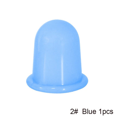 Hotsale Silicone Jar Vacuum Cuppings Can for Body Fack Facial Massage Tool Suction Cans Anti Cellulite Cups Set Health Care Tool