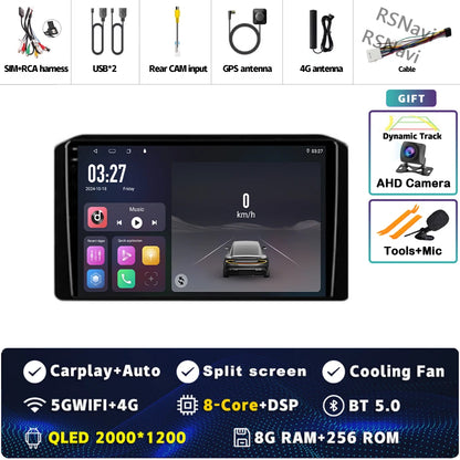 Android 14 Car Radio For Mitsubishi Xpander 2021 2022 Navigation GPS Multimedia Video Player Stereo wifi+4G Carplay Qualcomm DSP