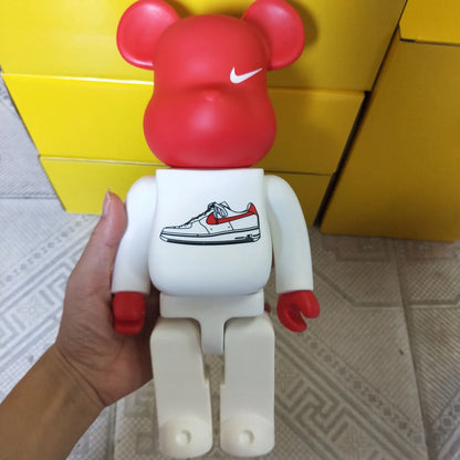 Bearbrick400 cartoon bear tide doll hand-made movable model home decoration Christmas gift birthday gift collection