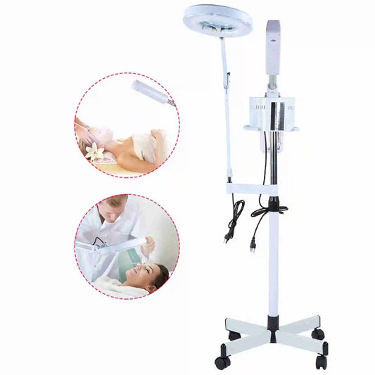 3in1 UV Facial  Cold Light LED 5X Magnifier Floor Lamp Professional UV Facial  Facial  Magnifier Cold Light