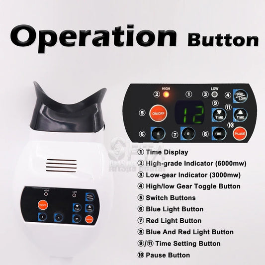 Dental Multifunctional Cold Light Lamp 3 Color Models Tooth Whitening Bleaching Accelerator Device LED Light Technology