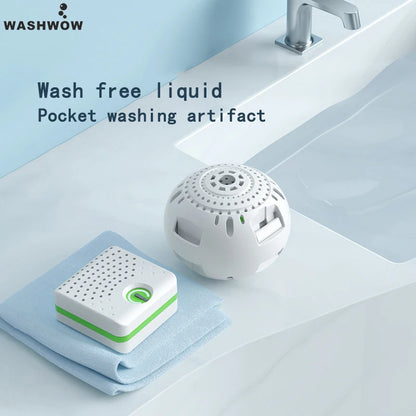 washwow Mini washing machine   Non-ultrasonic Electrolytic washing machine Travel underwear portab