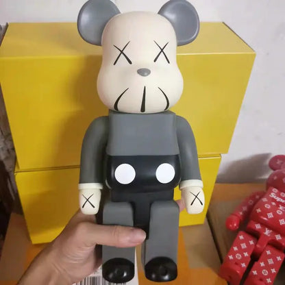 Bearbrick400 cartoon bear tide doll hand-made movable model home decoration Christmas gift birthday gift collection