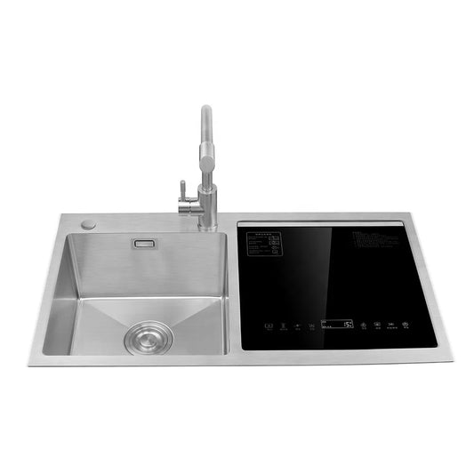 Ultrasonic Kitchen Uv Counter Double Spray Electric Household Automatic Dishwasher Stainless Steel