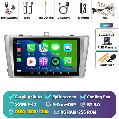 Android 14 Car Radio For Toyota Avensis T27 2009 - 2015 Navigation GPS Multimedia Player Stereo wifi+4G Carplay auto video 2din