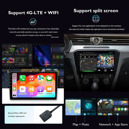 9" Android 14 Car Radio For Honda Civic RHD 2012 2013 2014 2015 Multimedia Player Carplay Auto Stereo GPS Navigation Head Unit