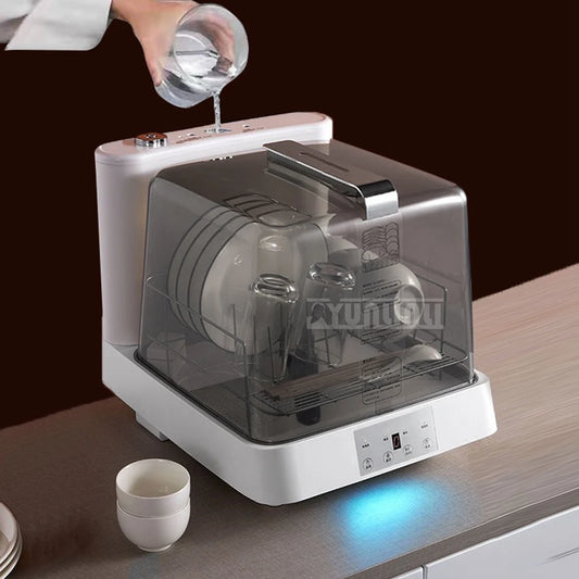 Portable Dishwashers Countertop Dish Washing Machine Kitchen Household Intelligen Visual Dishwashe