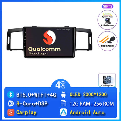 Android 14 Carplay Car Radio For Infiniti M35 2003 - 2010 NISSAN FUGA 2005 - 2010 Navigation Multimedia Player Stereo WiFi+4G BT