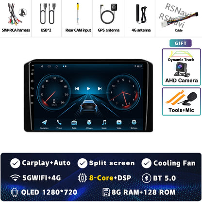 Android 14 Car Radio For Mitsubishi Xpander 2021 2022 Navigation GPS Multimedia Video Player Stereo wifi+4G Carplay Qualcomm DSP