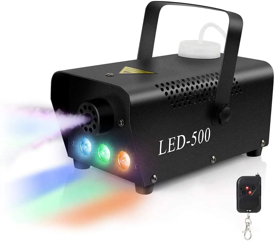 Professional RGB Led Lights 500W Remote Control DJ Stage Smoke Machine Fog Machine 1 Buyer power tools
