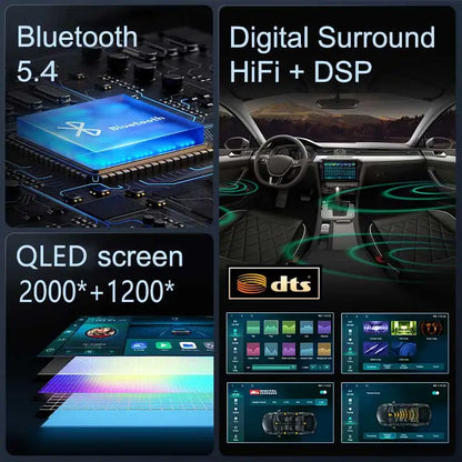 Android 14 Car Radio For GMC Yukon Chevrolet Tahoe Suburban 2008-2012 Carplay Multimedia Video Player Navigation Stereo Wifi+4G