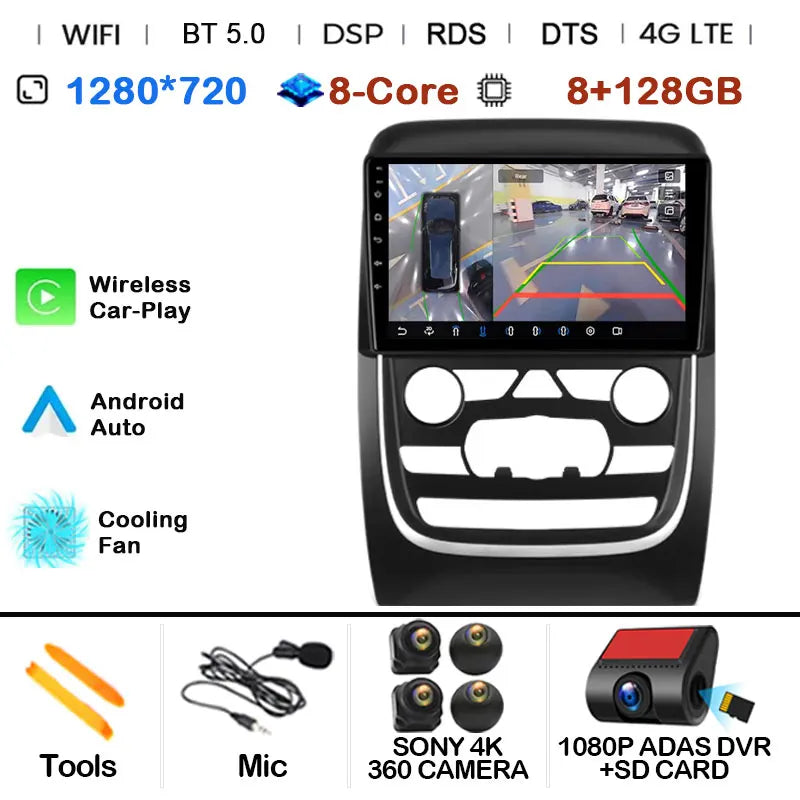 Car Radio Multimedia Video Player For Dodge Durango 3 WD 2013 - 2020 Navigation GPS Android 14 No 2din 2 din dvd 4G Carplay