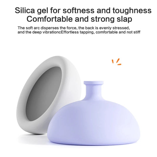 Silicone Pressure Drum Massage,Sputum Remover Cup Pressure Drum Massage Cup Chest Percussion Cup for burping Adults