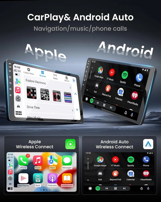 Android 14 Carplay Auto For Jeep Wrangler 3 JK 2015 2016 2017 Car Radio Player Multimedia srereo Navigation BT 4G WIFI DSP