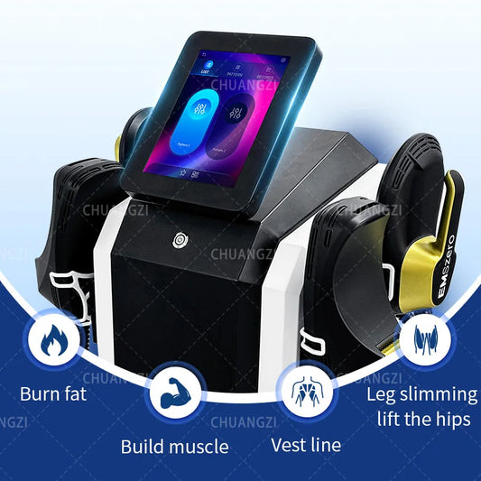 15 Tesla 6500W RF Electromagnetic EMS Shaping Machine for Weight Loss, Muscle Stimulation, Slimming, and Fat Shaping 15 Electrom