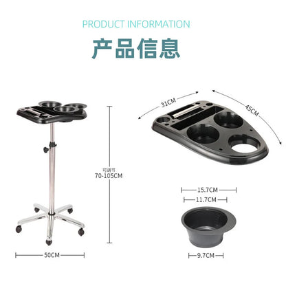 Barbershop Hair Dye Car Hairdressing Stainless Steel With Tin Foil Machine Hot Dyeing Hair Cutting Tool Mobile Scalable Car