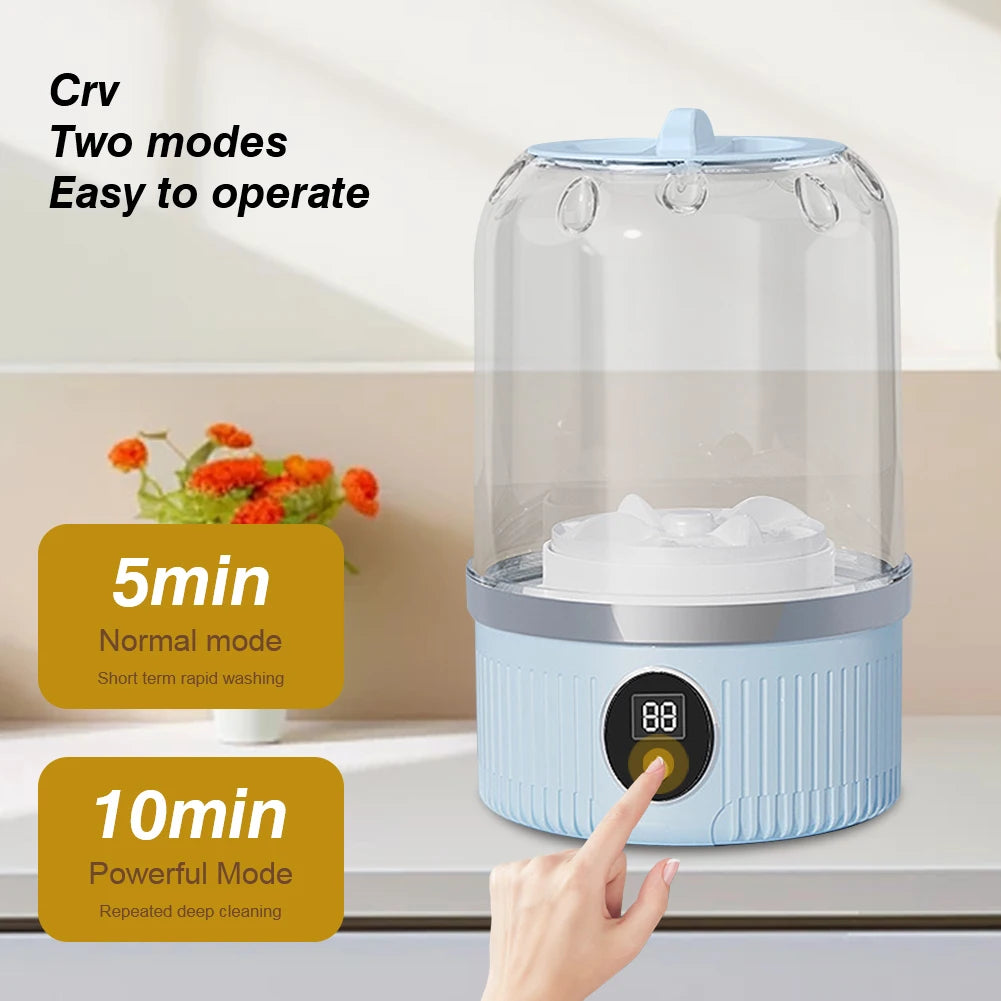 Wireless Washing Machine Portable Travel Underwear And Socks Cleaner 1L mini Clothes Washing Machi